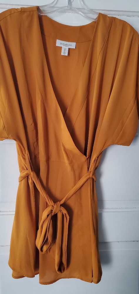 Dark Mustard Maternity Top